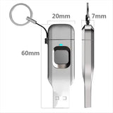 Fingerprint Flash Drive Password Verification Metal OTG Pendrive USB3.0 Type C for PC Phone Lock Thumbdrive Jump USB Disk 64GB