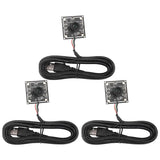 3PCS 100 Degree Camera Module 1MP OV9732 1280X720 USB Free Driver Manual Focus, With 2 Meter Cable For Winxp/7/8/1