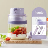 500ml Portable Electric Juicer Fruit Juice Cup Wirealess Smoothie Blender Fruit Mixers Juice Machine Orange Squeezer 3000mAh
