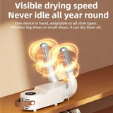New Smart Touch Screen Shoe Dryer Fast Heating Sterilization Heater Socks Dryer Hot Air Deodorizing Dehumidifier