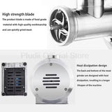Small Stainless Steel Meat Grinder Butcher Shop Special Sausage Stuffer Light and Efficient Easy to Clean eEectric Meat Grinder
