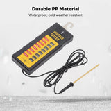 Electric Fence Voltage Tester 8 Neon Lights Maximum 12KV Waterproof Portable Fence Fault Finder for Farms Livestock 2025 New