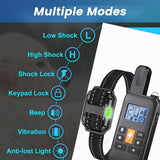 Dog Training Collar - Waterproof Rechargeable 4 Training Modes Beep,Vibration,Electric Shock, E-Collar with Remote H751