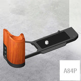 Camera L-Shaped Bracket Plate Wooden Handle Bracket For Nikon ZF Camera Base Plate Camera Tripod Photography Bracket