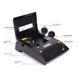 Kablo ID Printer + PC-Connected Electronic Printer Tube Printer Cable Marking Machine Line Marking