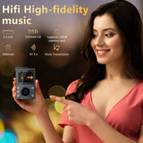 DSD Lossless Player 2.4 Inch LCD Screen Portable Music Player USB-C Charging Walkman Audio Player for Travel Commute Office