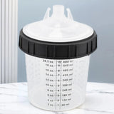 Paint Mixing Cup System 20 Ounce 600Ml Kit Disposable HVLP Paint Spraypaintgun 20 Ounce Kit Paint Spraygun Refill