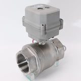 China Suppliers Dc12v Dn50 50mm Motorised Motorized Ball Valve