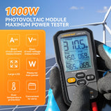 LODESTAR LD673PV Solar MPPT Meter1000/2000W Photovoltaic Panel Tester for Maximum Power Point Tracking Peak Open Circuit Voltage