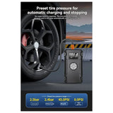 Exclusive Car Emergency Start-Up Power Supply(4In1), Wireless Inflation Pump, Phone Charging, Large Capacity Lighting 6000A