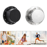 Mechanical Manual Stainless Steel Kitchen Timer With Magnetic Base Cooking Timer Alarm Clock Countdown Study Timer High Quality