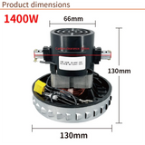 1400W Vacuum Motor Quiet Operation Motor Vacuum Cleaner Motor 130Mm Diameter Spare Part For Home And Commercial Use