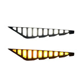 LED Daytime Running Lights For Changan UNIZ UNI-Z DRL Front Fog Light Turn Signal Light Accessories Whit+Yellow Light