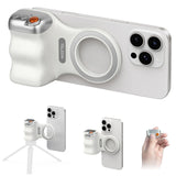 Telesin Magnetic Phone Camera Grip with Wireless Shutter Button Remote for IPhone17 16 15 14 Pro Max Vlog Video Photography