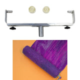 12~20inch Aluminum Alloy Paint Roller Frame Heavy Duty Double Arm Paint Roller Frame for Floor Ceilings Large Surface Painting