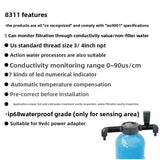 AZ8311 Water Cleanliness LED Indicator with Automatic Temperature Compensation Function