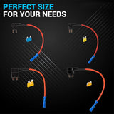 4-Type 12V Add-a-Circuit Adapter & Fuse Kit (16Pack), Fuse Tap and Holder-Compatible with Mini,Micro 2,Low-Profile Mini,Standard