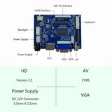 VGA CVBS HD LCD Controller Board and 10.4" AA104SG04 800x600 TFT LCD Screen