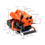 Automatic climbing welding machine geomembrane  hot wedge anti-seepage sheet plastic pool lining PVC repair welding machine