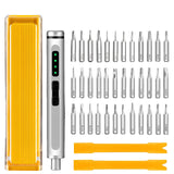 Mini Electric Screwdriver 40-in-1 Precision Electric Screwdriver Set with Magnetic Bits Storage Box High Torque for Electronics