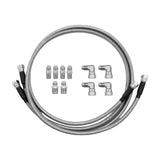 Transmission Cooler Hose 1Set For Suburban GMC Sierra Buick Lesabre Ford F-150 Dodge Jeep TH350 700R4 TH400