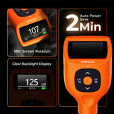Digital Paint Thickness Gauge Built-in Bluetooth 0.0-9900μm Fe/Al/Zi Putty Car Paint Coating Thickness Tester LCD Screen