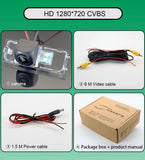 For SEAT Ibiza /SEAT Leon Exeo ST Alhambra 7N MK2 MPV / Altea 5D Hatchback / Inca AHD 1080P 170° FishEye Reverse Parking Camera