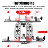 Door Cabinet Jamb Router Hinge Installation Door Hinge Template Hole Guide Jig Woodworking Hole Opener Positioning Slot Locator