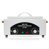 200 Degrees High Temperature Sterilizer Box Nail Tool Sterilizing Manicure Beauty Salon Dry Heat Sterilizer Disinfection Cabinet