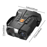 NV338 4K UHD Infrared Night Vision Binoculars 800M Digital Binocular Telescopes Camera for Hunting Camping with 4.5inch Screen