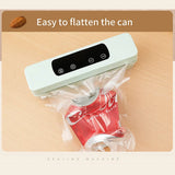 Vacuum Sealer Plastic Bags Packaging Machine USB Rechargeable Portable Mini Food Bag Sealing External Suction Heat Vacuum Sealer