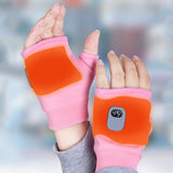 Rechargeable Electric Heated Gloves 360 Degree Heating Thermal Heated Gloves Windproof Touchscreen for Outdoor Hiking Cycling