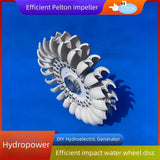 Internal hole 25, diameter 250 * 56, high-efficiency Pelton impeller, impact turbine, DIY hydroelectric generator
