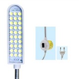 30 LED Industrial Sewing Machine Lighting Lamp Work Light 360° Flexible Gooseneck Industrial Lights EU PLUG