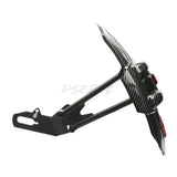 Motorcycle Modification with Carbon Fiber Single-sided Rear Wheel Mudguard Sports Car Water Transfer Printing Rear Mudguard Tile