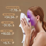 Womens LED Face Mask Physiotherapy Skin Care LED Masks Neck Skin Beauty Equipment Home Use Aesthetic Facial Light Therapy Device