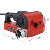 Electric putty wall machine, white gray electric wall brush, dust-free exfoliating shovel
