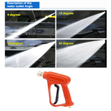 M22-15Mm Adapter& 4 Quick Connect Nozzles With Swivel Pressure Washer Handle Pressure Washer Attachments