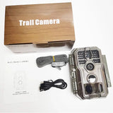 A280W 64MP WIFI Wildlife Game Trail Camera Photo Traps wtih No Glow LEDs 120 Degree Wide Detection Angle, App Settings