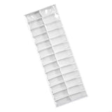 New Multiple Use 26 Pocket Over The Door Hanging Shoe And Sweatshirt Planner Highlighting Clear Pouches Space Saving Wall