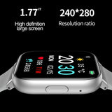 H9 Plus Smartwatch Women 1.77 Inch HD Screen Custom Watch Face BT Calls Fitness Bracelet Outdoor Sports Smart Watch