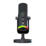 Superior USB Dynamic Microphone RGB Gaming Microphone Computer Condenser For Podcast Gaming Live Streaming