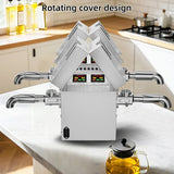 4 Heads Commercial Oil Press Machine Stainless Steel Multi-Function Oil Extractor 4 Independent Pressing Units of Home Appliance