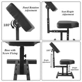Leather Tattoos Chair Large Waterproof Tattoo Chairs Multifunctional Tattoos Supplies Adjustable Aesthetic Tattoo Accessories