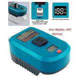 PD 3.0 65W Fast Battery Charger Adapter Converter USB-A & Type C For Makita 18V BL1860B BL1850 BL1830 BL1820 Battery Accessories