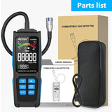 CGD05A Combustible Gas Detector LPG Meter VA Color Screen Gas Analyzer Charging PPM LEL Unit Triple Alarm Natural Gas Leak Meter