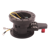 Quick Release Ball Lock System Steering Wheel Hub Flip Up Tilt Without Lock Aluminum Alloy Steering Wheel Hub Racing Accessories