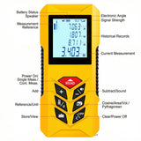 4-in-1 Green Laser Rangefinder,Portable Distance Meter (50m–150m Range) with USB Charging, Ideal for Construction Measurement