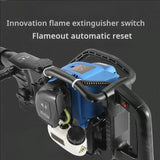 High Power Gasoline Hammer Drill Portable Reaming Machine Hole Drill Hammer Broken Impact Drill Hammer Machine Set Hand Tools