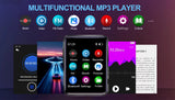 'Touchscreen multifunctIonal MP3 Player FM Radio,Hifi Sound Quality Built-in Speaker Support E-book Bluetooth FM Radio Video